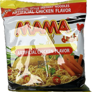 Mama Jumbo Ramen Oriental Style Instant Noodles Chicken Flavor, 3.17 oz, 5 pack