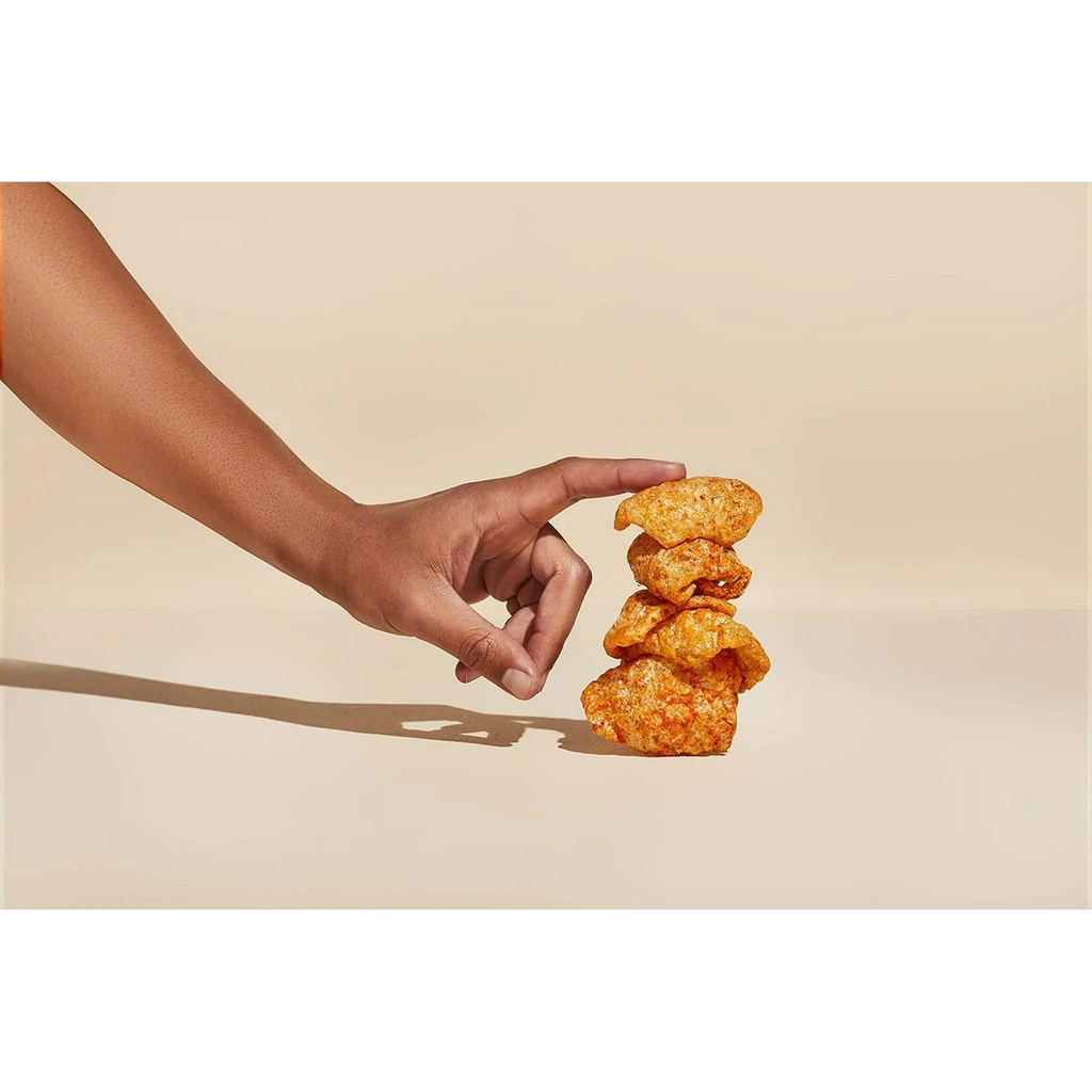 Southern Recipe Small Batch Pork Rinds | Korean Kimchi BBQ Chicharrones | Keto Friendly, Gluten Free, Low Carb Food | 7g of Collagen Per Serving | High Protein | 4 Oz Bag 2 Bags