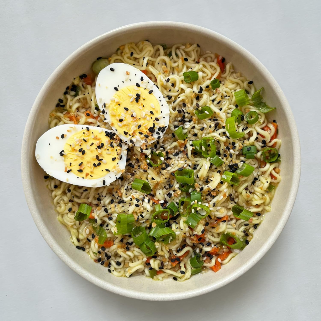RAMEN EXPRESS Beef Flavor Ramen Cup Noodle, 2.25 Oz Each (Pack Of 2) by Chef Woo | Vegetarian |Halal | Egg-Free and Dairy-Free