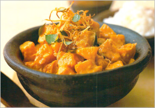 How to Make Cambodian Glazed Pumpkin in Coconut Milk Asian Cooking Recipe Cuisine