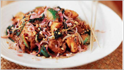 How to Make Singaporean Rojak Mixed Salad with Sweet Spicy Dressing Asian Cooking Recipe Cuisine