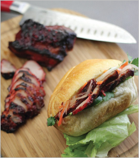 How to Make Vietnamese Char Siu Barbecue Pork Banh Mi Asian Cooking Recipe Cuisine