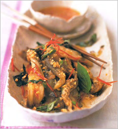 How to Make Vietnamese Charred Aubergine with a Spring Onion and Chili Dressing Asian Cooking Recipe Cuisine