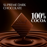 (12 Pack)Lindt Excellence 100% Cocoa Dark Chocolate Candy Bar, 3.5 oz.