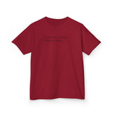 Adventurous Kids Tee: Comfort is Easy, Risk is Living, Motivational Shirt, Gift for Young Explorers, Fun Everyday Wear