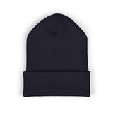 Classic Embroidered Cuffed Beanie | Cozy Winter Hat, Unisex Beanie, Handmade Gift, Warm Accessory, Streetwear Fashion