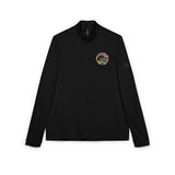 Stylish Quarter-Zip Pullover, Athletic Wear, Embroidered Sweatshirt, Active Lifestyle Top, Gift for Sports Lovers