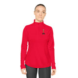 Ladies Quarter-Zip Pullover - Stylish Comfort for Gym, Yoga, Casual Wear, Sports Events, Gift for Her