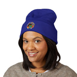 Classic Embroidered Cuffed Beanie | Cozy Winter Hat, Unisex Beanie, Handmade Gift, Warm Accessory, Streetwear Fashion