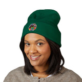 Classic Embroidered Cuffed Beanie | Cozy Winter Hat, Unisex Beanie, Handmade Gift, Warm Accessory, Streetwear Fashion