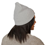 Classic Embroidered Cuffed Beanie | Cozy Winter Hat, Unisex Beanie, Handmade Gift, Warm Accessory, Streetwear Fashion