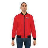 Vibrant Men's Bomber Jacket, Stylish Outerwear, Casual Fashion, Streetwear Look, Perfect for Cool Weather, Gift for Him