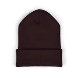 Classic Embroidered Cuffed Beanie | Cozy Winter Hat, Unisex Beanie, Handmade Gift, Warm Accessory, Streetwear Fashion
