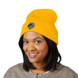 Classic Embroidered Cuffed Beanie | Cozy Winter Hat, Unisex Beanie, Handmade Gift, Warm Accessory, Streetwear Fashion