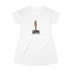 Colorful United World Cup 2026 T-Shirt Dress - Summer Fun, Relaxed Fit, Perfect for Casual Days, Travel, Events, Festivals