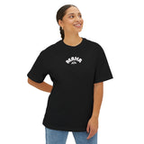MAHA with white logo Trendy Oversized Boxy Tee | Casual Streetwear, Gift for Her or Him, Relaxed Fit Shirt, Summer Wardrobe Essential, Everyday Tee