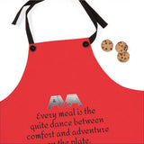 Vibrant Cooking Apron with Inspirational Quote | Gift for Food Lovers, Chefs, Kitchen Decor, Unique Kitchen Gift, Cookware