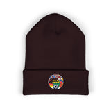 Classic Embroidered Cuffed Beanie | Cozy Winter Hat, Unisex Beanie, Handmade Gift, Warm Accessory, Streetwear Fashion