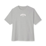 MAHA with white logo Trendy Oversized Boxy Tee | Casual Streetwear, Gift for Her or Him, Relaxed Fit Shirt, Summer Wardrobe Essential, Everyday Tee