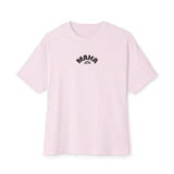 MAHA with black logo Trendy Oversized Boxy Tee | Casual Streetwear, Gift for Her or Him, Relaxed Fit Shirt, Summer Wardrobe Essential, Everyday Tee