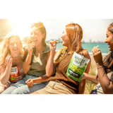 4 Pack Harvest Snaps Tomato Basil Baked Red Lentil Snacks and Harvest Snaps Snack Crisps Lightly Salted 8.5oz- 8.5oz 4 of each