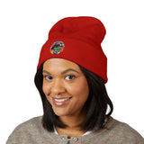 Classic Embroidered Cuffed Beanie | Cozy Winter Hat, Unisex Beanie, Handmade Gift, Warm Accessory, Streetwear Fashion