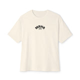 MAHA with black logo Trendy Oversized Boxy Tee | Casual Streetwear, Gift for Her or Him, Relaxed Fit Shirt, Summer Wardrobe Essential, Everyday Tee