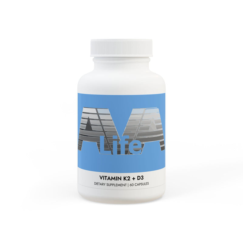 Vitamin K2 + D3 Supplement (60 Capsules)