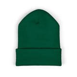 Classic Embroidered Cuffed Beanie | Cozy Winter Hat, Unisex Beanie, Handmade Gift, Warm Accessory, Streetwear Fashion