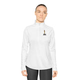 Ladies Quarter-Zip Pullover - Stylish Comfort for Gym, Yoga, Casual Wear, Sports Events, Gift for Her