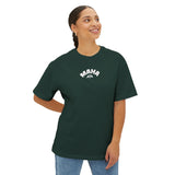 MAHA with white logo Trendy Oversized Boxy Tee | Casual Streetwear, Gift for Her or Him, Relaxed Fit Shirt, Summer Wardrobe Essential, Everyday Tee