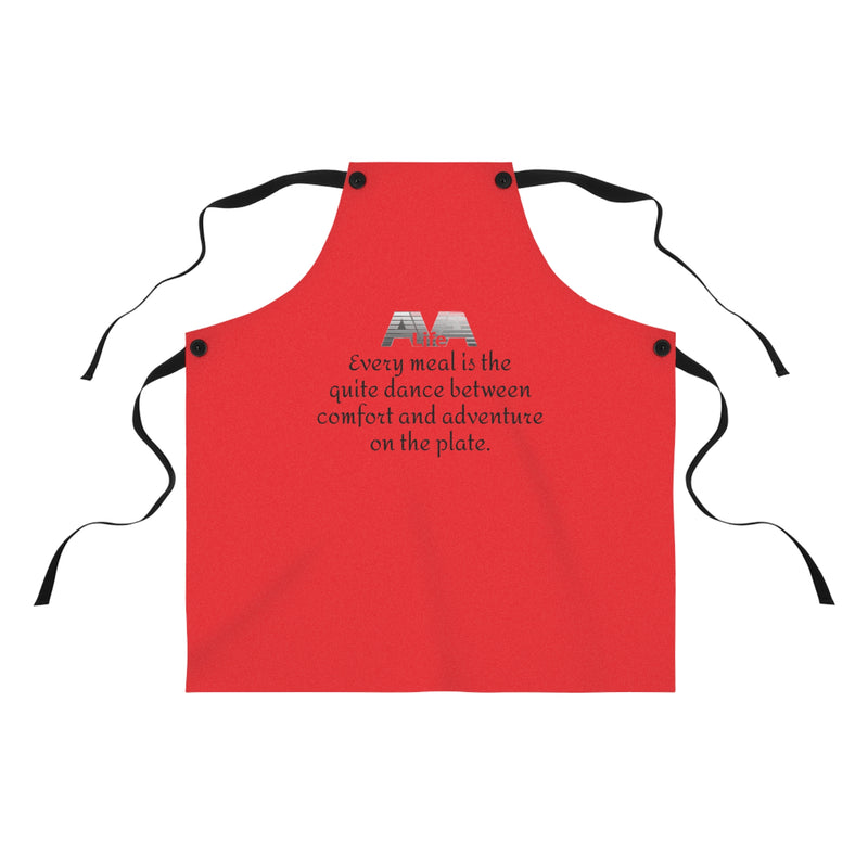 Vibrant Cooking Apron with Inspirational Quote | Gift for Food Lovers, Chefs, Kitchen Decor, Unique Kitchen Gift, Cookware