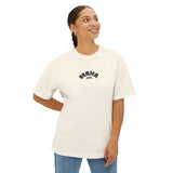MAHA with black logo Trendy Oversized Boxy Tee | Casual Streetwear, Gift for Her or Him, Relaxed Fit Shirt, Summer Wardrobe Essential, Everyday Tee