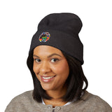 Classic Embroidered Cuffed Beanie | Cozy Winter Hat, Unisex Beanie, Handmade Gift, Warm Accessory, Streetwear Fashion