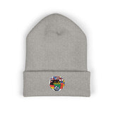 Classic Embroidered Cuffed Beanie | Cozy Winter Hat, Unisex Beanie, Handmade Gift, Warm Accessory, Streetwear Fashion