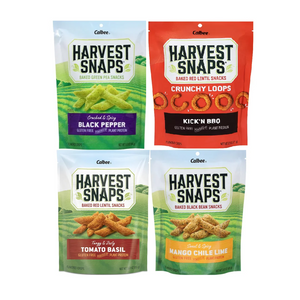 Harvest Snaps Veggie Chips (Pack 5 Flavors) | Powered by Plant Protein, Gluten Free, Non-GMO Baked Vegetable Crisps | Made in USA (5 Snack Packs) Crunchy Natural Crispy