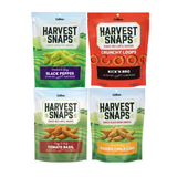 Harvest Snaps Veggie Chips (Pack 5 Flavors) | Powered by Plant Protein, Gluten Free, Non-GMO Baked Vegetable Crisps | Made in USA (5 Snack Packs) Crunchy Natural Crispy