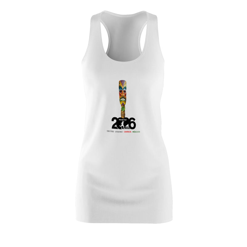 Women's Racerback Dress, Athletic Dress, Sportswear, Summer Dress, Casual Dress, Gift for Soccer Fans