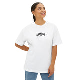 MAHA with black logo Trendy Oversized Boxy Tee | Casual Streetwear, Gift for Her or Him, Relaxed Fit Shirt, Summer Wardrobe Essential, Everyday Tee