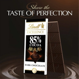 (2 Pack)Lindt Excellence 85% Cocoa Dark Chocolate Candy Bar, 3.5 oz.