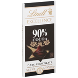 2 Pack Product of Lindt Excellence 90% Cocoa Supreme Dark Chocolate, each 3.5 oz.