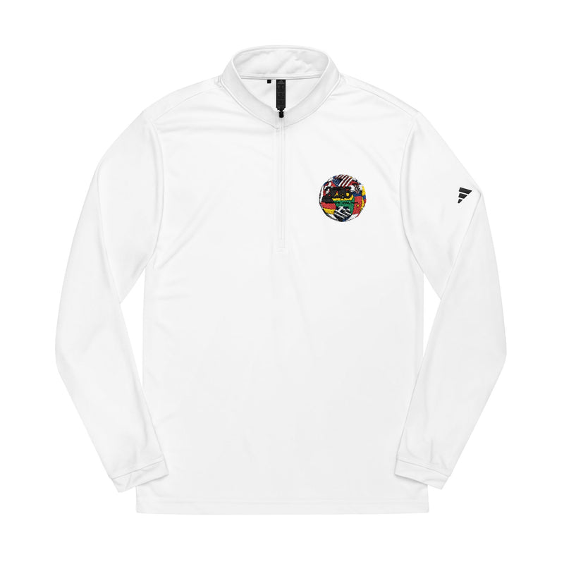 Stylish Quarter-Zip Pullover, Athletic Wear, Embroidered Sweatshirt, Active Lifestyle Top, Gift for Sports Lovers