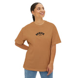 MAHA with black logo Trendy Oversized Boxy Tee | Casual Streetwear, Gift for Her or Him, Relaxed Fit Shirt, Summer Wardrobe Essential, Everyday Tee