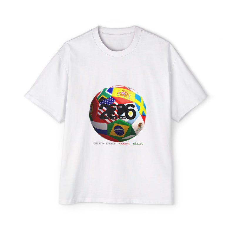 Men's Oversized World Cup Tee, Casual Sportswear, World Cup 2026 Fan Gear, Graphic Tee for Events, Summer Outing Essentials