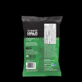 (4 pack) Ocean's Halo, Organic Trayless Seaweed Snack, Wasabi, Vegan, No Plastic Tray, 1pk Nori Sheets, Shelf-Stable, 0.14 oz
