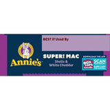 Annie's Super! Mac, Macaroni And Cheese, Shells and White Cheddar, 6 oz 3 pack