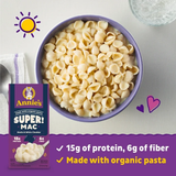 Annie's Super! Mac, Macaroni And Cheese, Shells and White Cheddar, 6 oz 3 pack