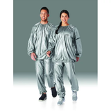 Athletic Works Sauna Suit with Reflective Detailing on Sleeves, X-Large/XX-Large, Silver