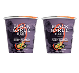 2 Pack Ramen noodles Chef Ramsey Black Garlic Beef Plant Based Chef Woo