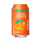 bettergoods Orange Mango Flavored Sparkling Water, 12 fl oz, 8 Cans